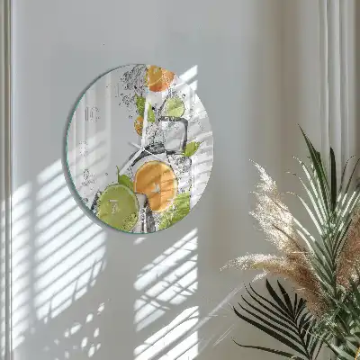Relógio de parede redondo Frutas cítricas