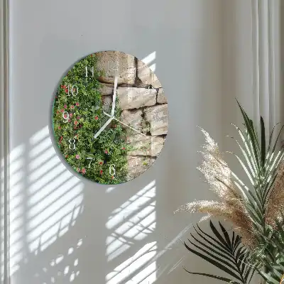 Relógio de decoração redondo Pedras da natureza