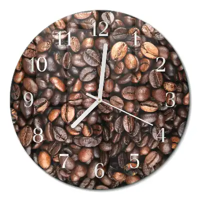 Relógio redondo Grãos de café
