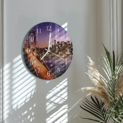 Relógio redondo Cidade das Pontes