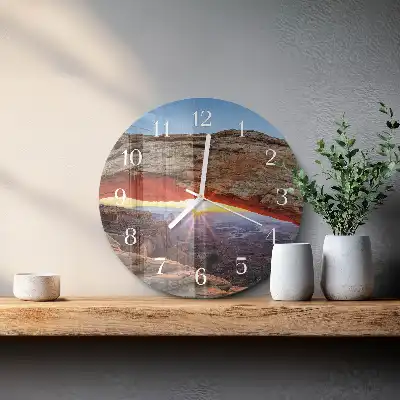 Relógio de decoração redondo Grande Cânion