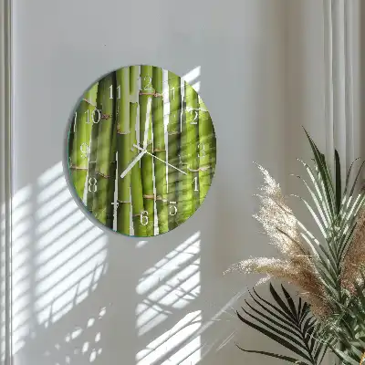 Relógio de decoração redondo Bambus