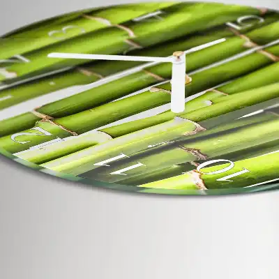 Relógio de decoração redondo Bambus