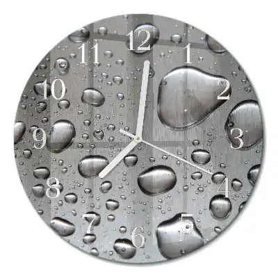 Relógio de parede redondo Gotas