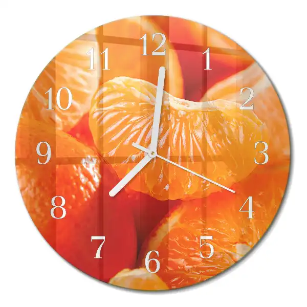 Relógio de decoração redondo Tangerinas