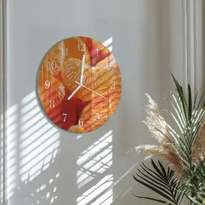 Relógio de decoração redondo Tangerinas