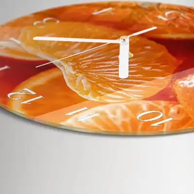 Relógio de decoração redondo Tangerinas