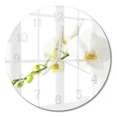 Relógio redondo Orquídea
