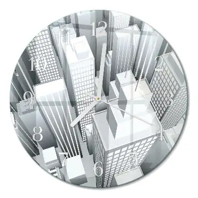 Relógio redondo Edifícios