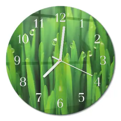 Relógio redondo Grama