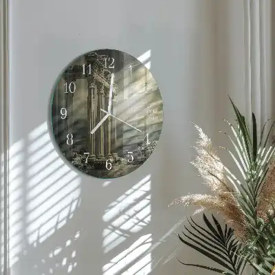 Relógio de decoração redondo Acrópole