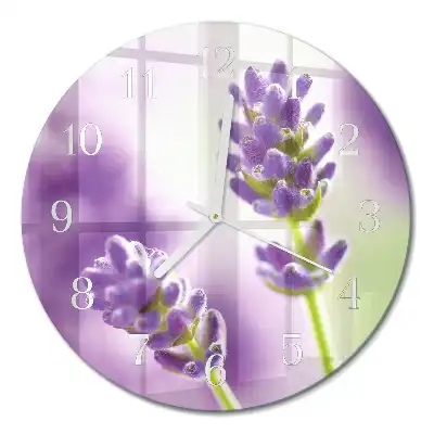 Relógio redondo Lavanda