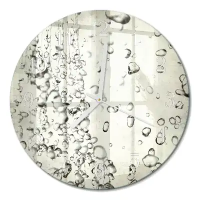 Relógio de parede redondo Gotas