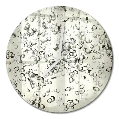 Relógio redondo Gotas