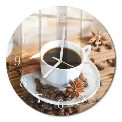 Relógio redondo Café
