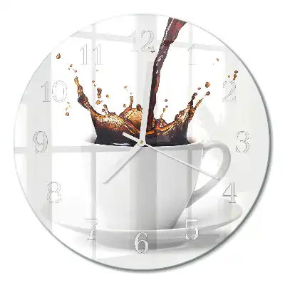 Relógio redondo Café