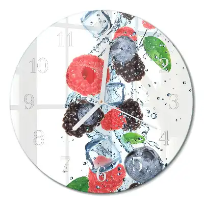 Relógio redondo Sorvete de frutas