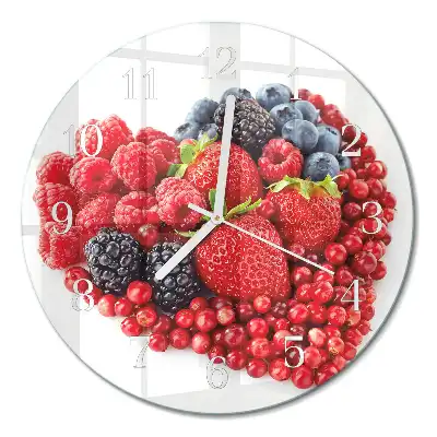 Relógio de decoração redondo Fruta
