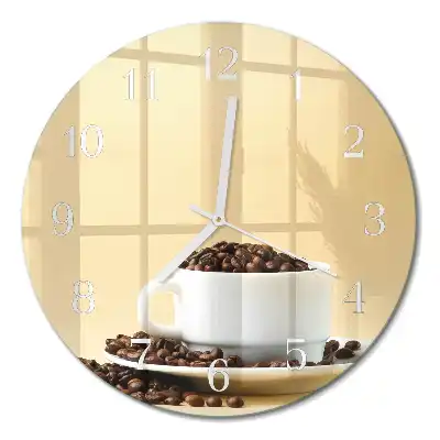 Relógio redondo Café