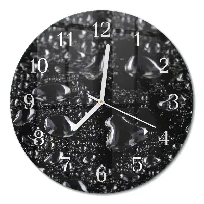 Relógio redondo Gotas