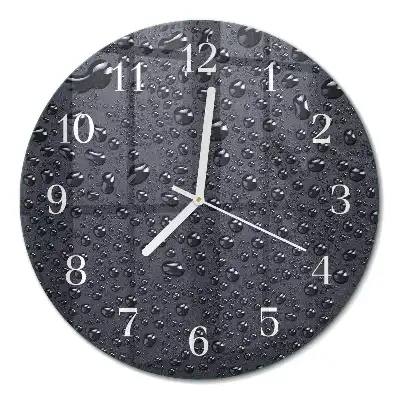 Relógio de parede redondo Gotas