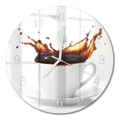 Relógio redondo Café