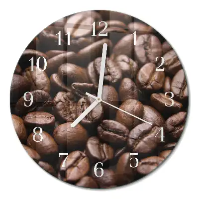 Relógio redondo Grãos de café