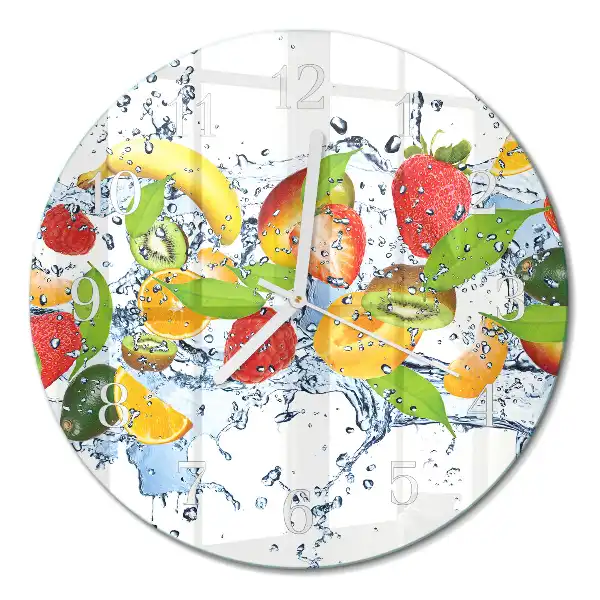 Relógio de parede redondo Água de frutas
