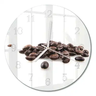 Relógio redondo Grãos de café