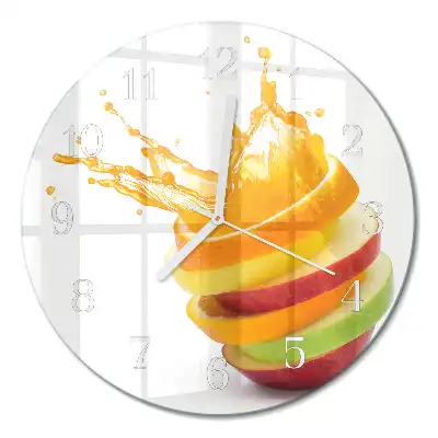 Relógio redondo Fruta