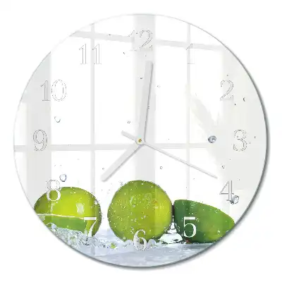Relógio de decoração redondo Limões