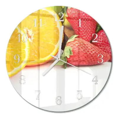 Relógio redondo Fruta