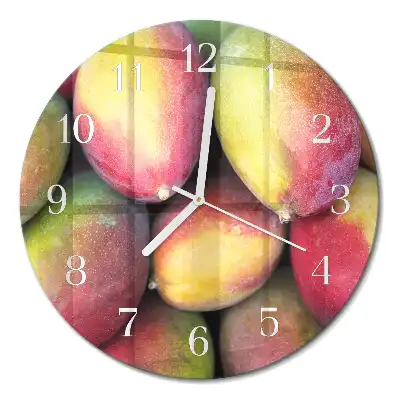 Relógio de decoração redondo Fruta
