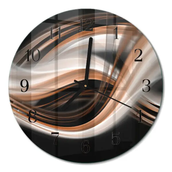 Relógio de parede redondo Arte abstrata