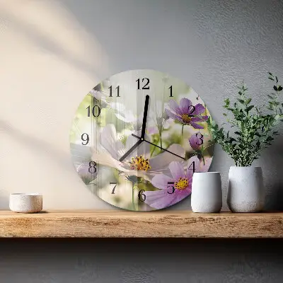 Relógio de vidro redondo Cosmos