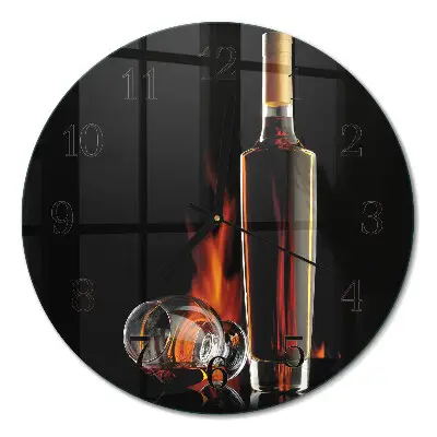 Relógio de parede redondo Álcool