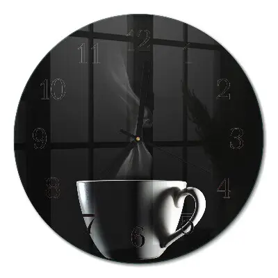 Relógio de cozinha redondo Caneca