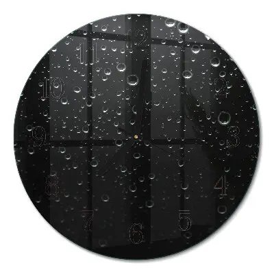 Relógio de parede redondo Gotas