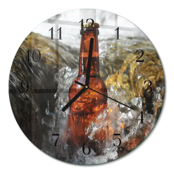 Relógio de parede redondo Cerveja