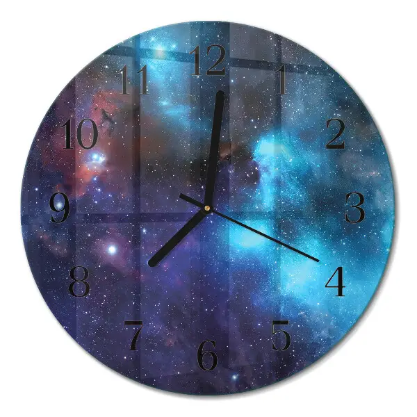 Relógio de parede redondo Céu estrelado