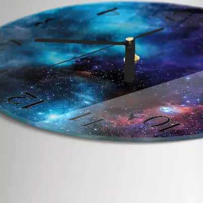 Relógio de parede redondo Céu estrelado