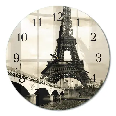 Relógio de parede redondo Paris