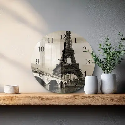Relógio de parede redondo Paris