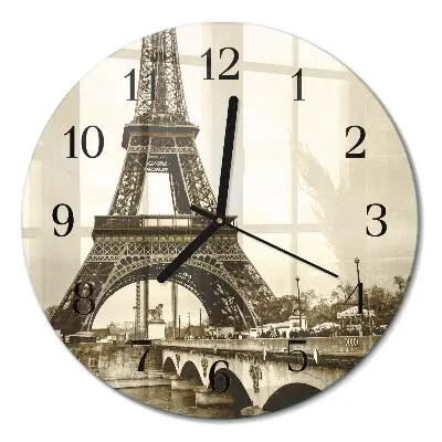 Relógio de parede redondo Paris
