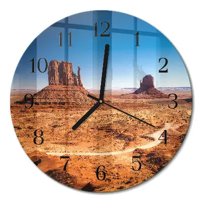 Relógio de parede redondo Deserto