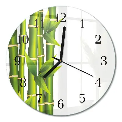 Relógio de cozinha redondo Bambu