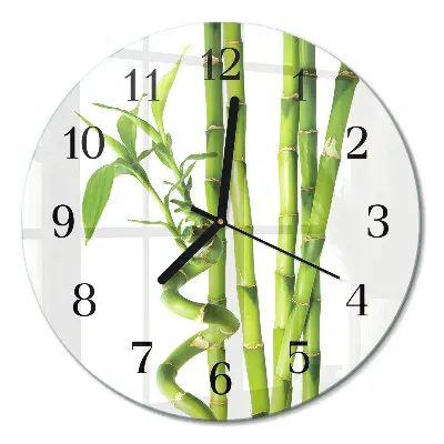 Relógio de cozinha redondo Bambu