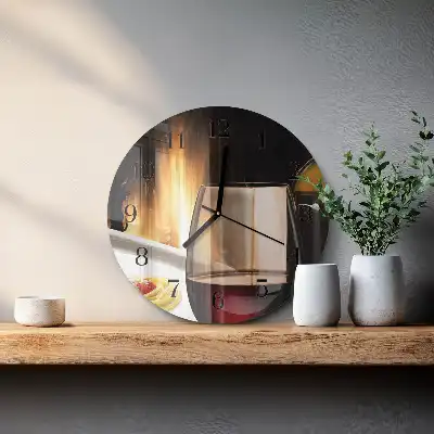 Relógio de cozinha redondo Espaguete