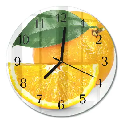Relógio de cozinha redondo Laranjas