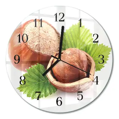 Relógio de cozinha redondo Avelãs